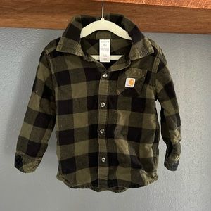 Carhartt flannel TODDLER